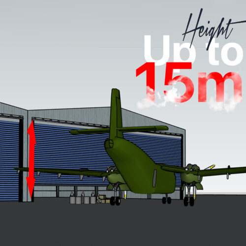 altezza porte rapide per hangar - MegaGO - GLG Doors