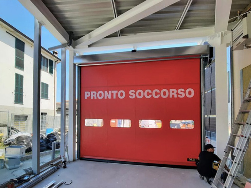 porte rapide per camere calde pronto soccorso