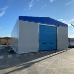Capannone mobile autoportante
