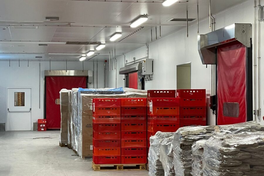 porta autoriparabile per ambienti alimentari