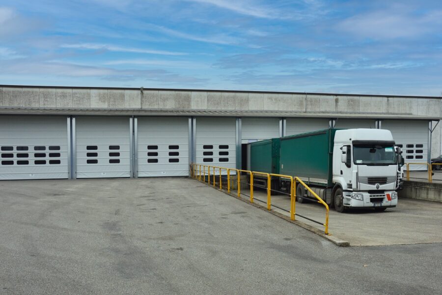 porte rapide ad impacchettamento per baie di carico