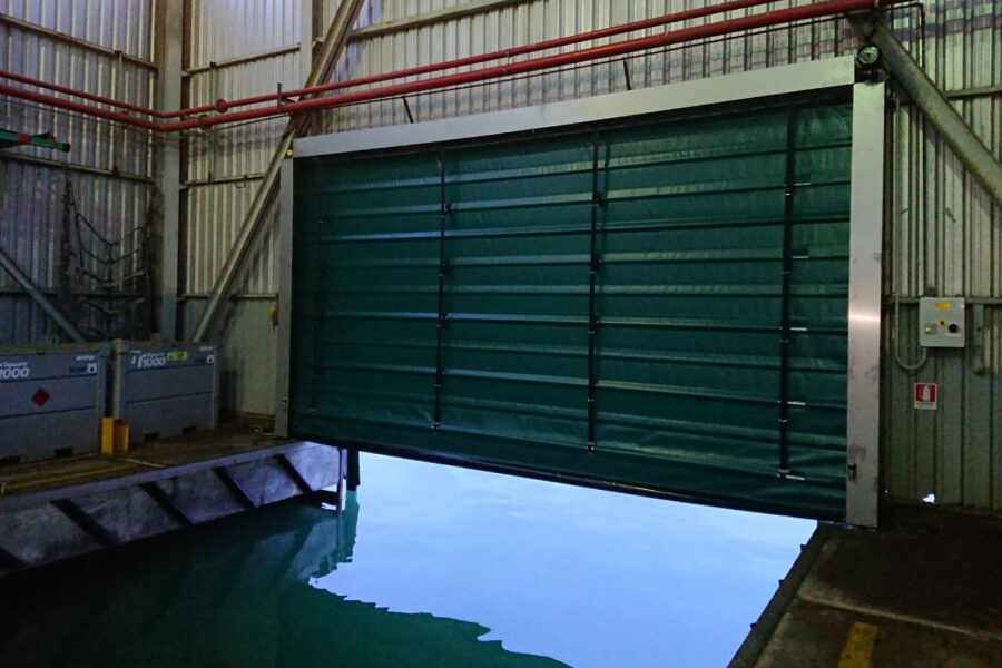 porte rapide impacchettamento per hangar rimessaggio barche